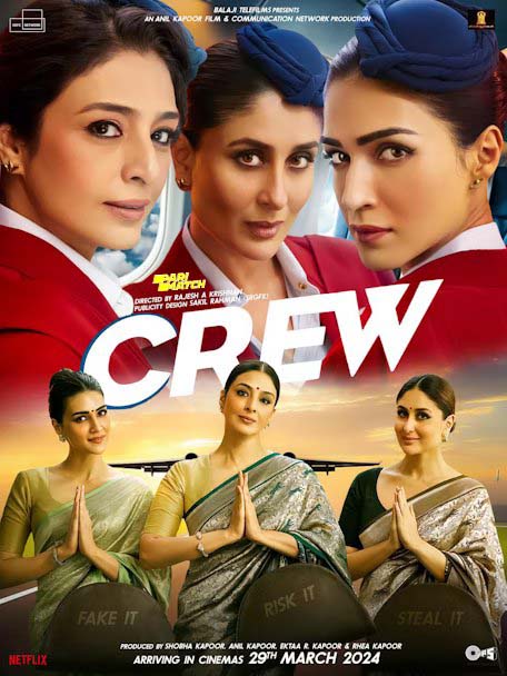 Crew (2024) Bengali Dubbed 720p CAMRip Download & Online watch